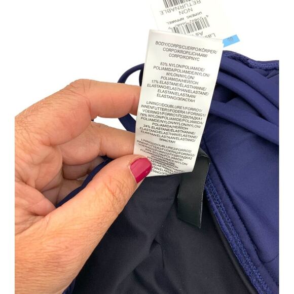 La Blanca Island Goddess Cross Back One Piece Swimsuit Size 10 NWOT $125 MSRP - Picture 5 of 6